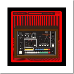 CR-78 analog drum machine Posters and Art